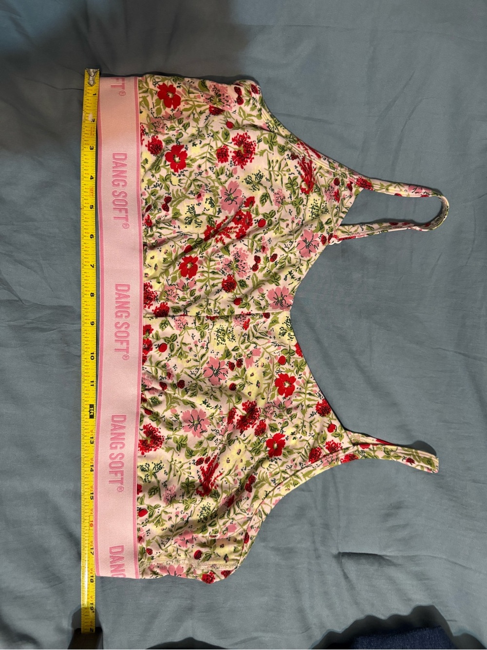 Duluth Trading Post” Dang Soft Floral Pink Bralette Women Intimates & Sleepwear